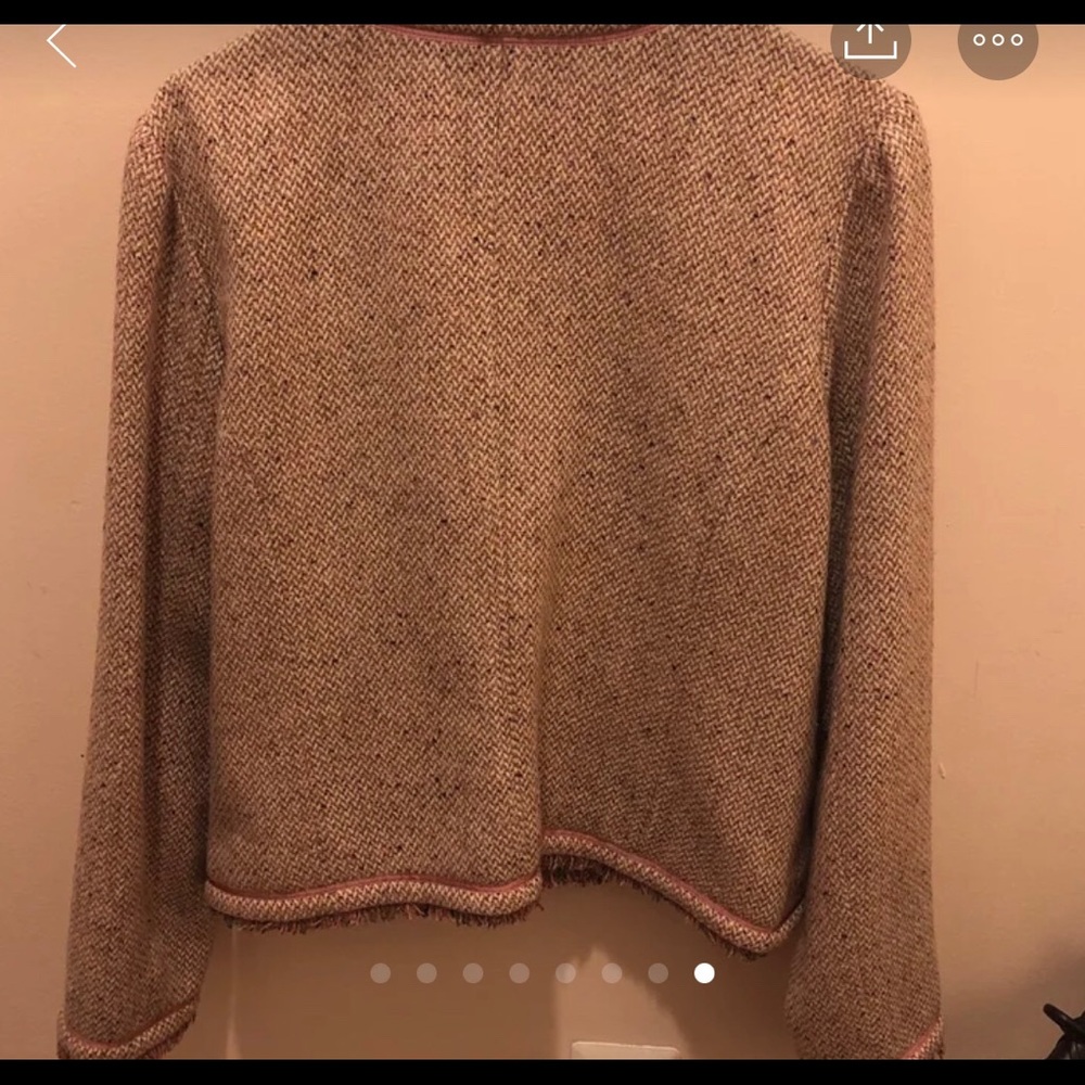 Light pink & beige Tweed Blazer (Old Navy)